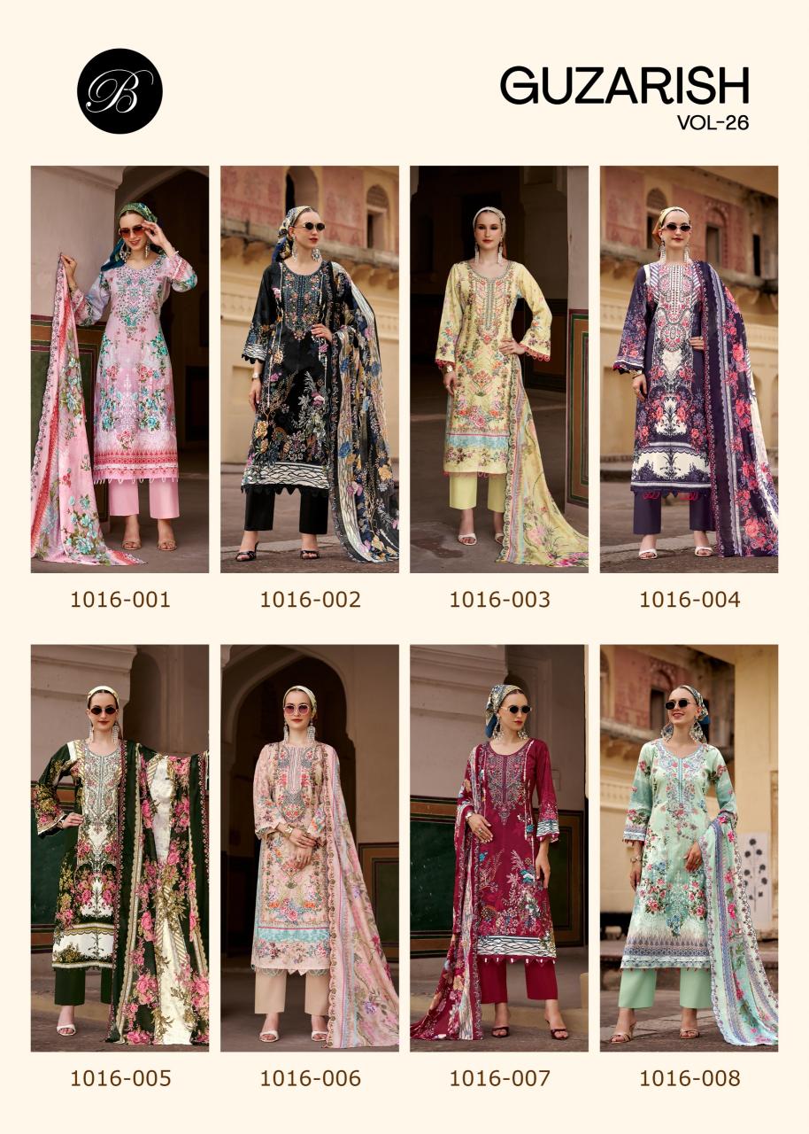 Belliza Guzarish Vol 26 Catalog catalogue dress materials wholesale in surat - Sanvari Fashion
