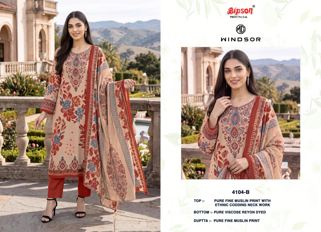 Bipson Windsor 4104 catalog churidar salwar kameez wholesale market - Sanvari Fashion