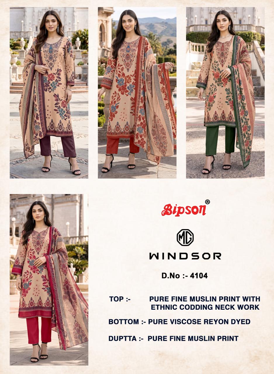 Bipson Windsor 4104 catalog churidar salwar kameez wholesale market - Sanvari Fashion