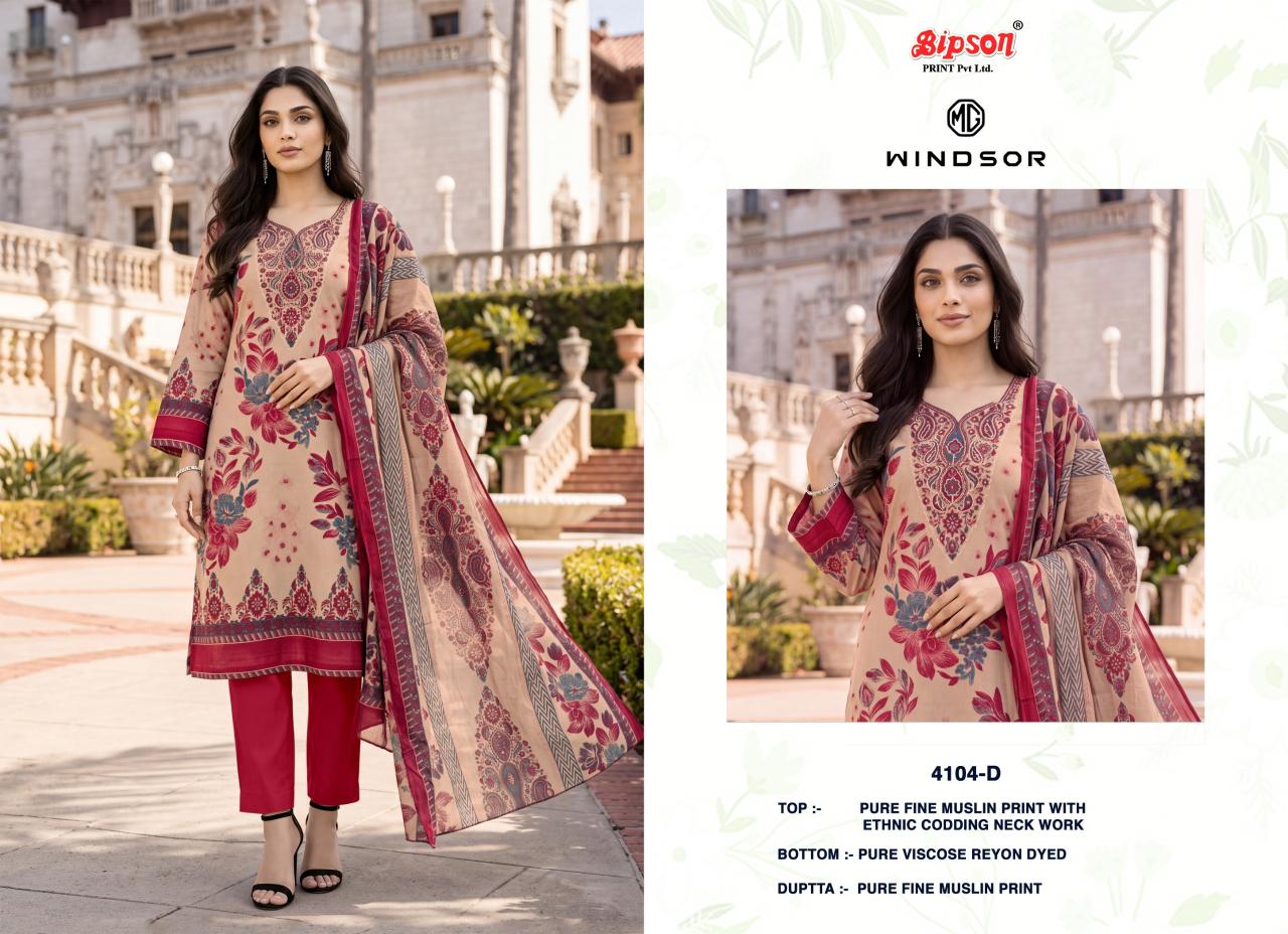 Bipson Windsor 4104 catalog churidar salwar kameez wholesale market - Sanvari Fashion