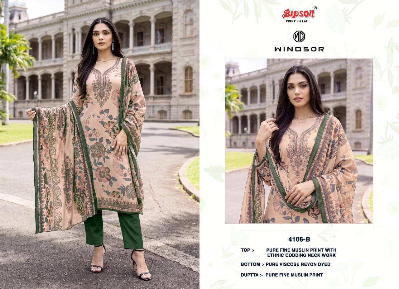 Bipson Windsor 4106 catalog daily wear salwar kameez wholesale - Sanvari Fashion