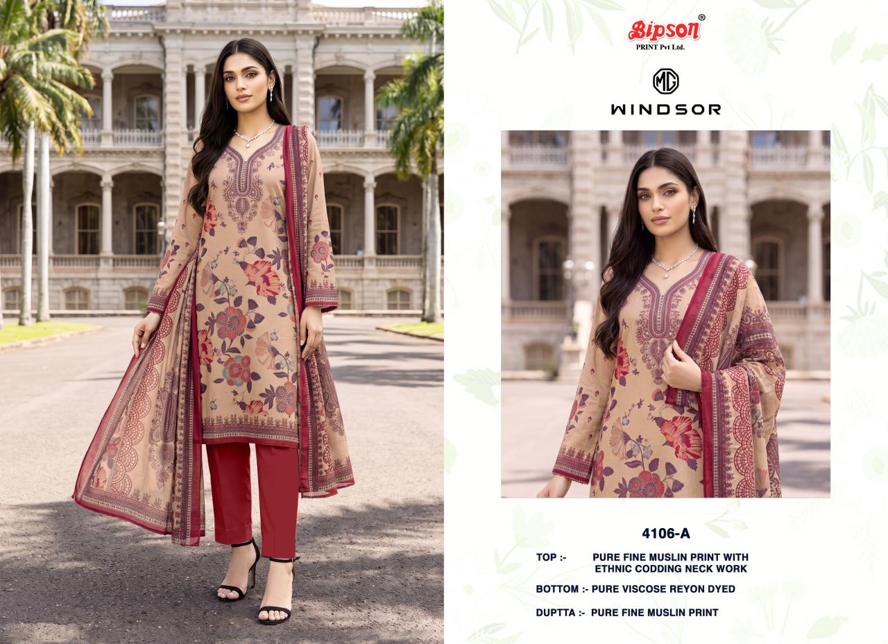 Bipson Windsor 4106 catalog daily wear salwar kameez wholesale - Sanvari Fashion