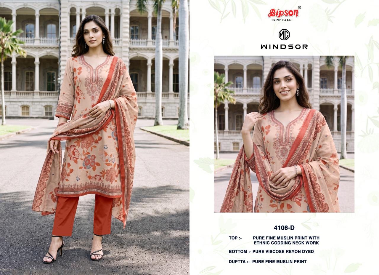 Bipson Windsor 4106 catalog daily wear salwar kameez wholesale - Sanvari Fashion
