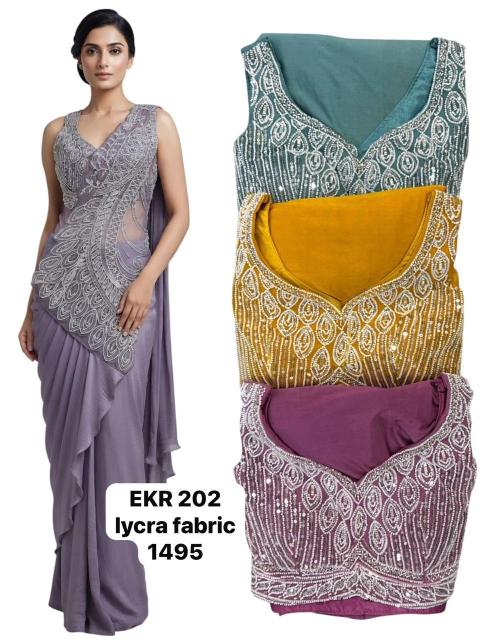 Dazira EKR 202 catalog best wholesale saree shop in surat - Sanvari Fashion