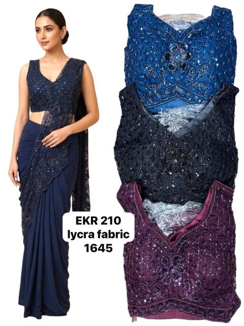 Dazira EKR 210 catalog best wholesale saree shops in coimbatore - Sanvari Fashion