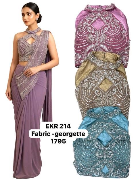 Dazira EKR 214 catalog best wholesale saree shops in chirala - Sanvari Fashion