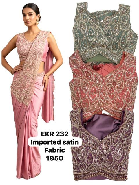 Dazira EKR 232 catalog best wholesale saree market in india - Sanvari Fashion