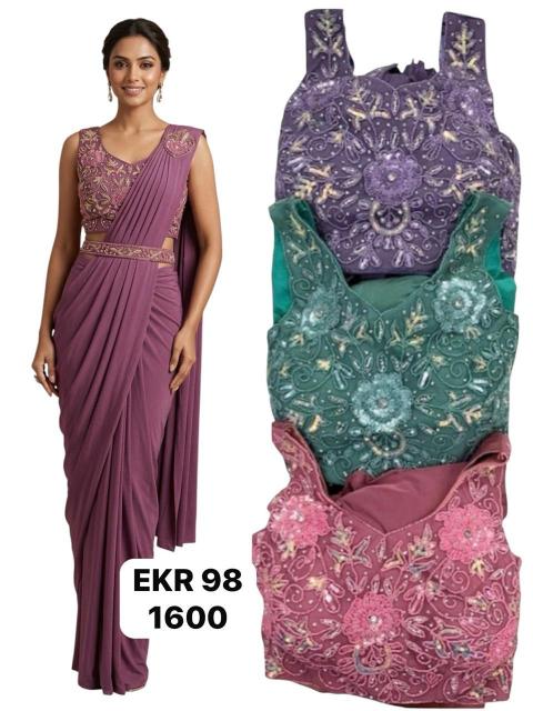 Dazira EKR 98 catalog wholesale designer saree shops in chennai - Sanvari Fashion