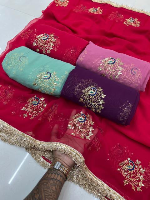 Dazira Georgette vol 87 catalog best wholesale saree market in surat - Sanvari Fashion