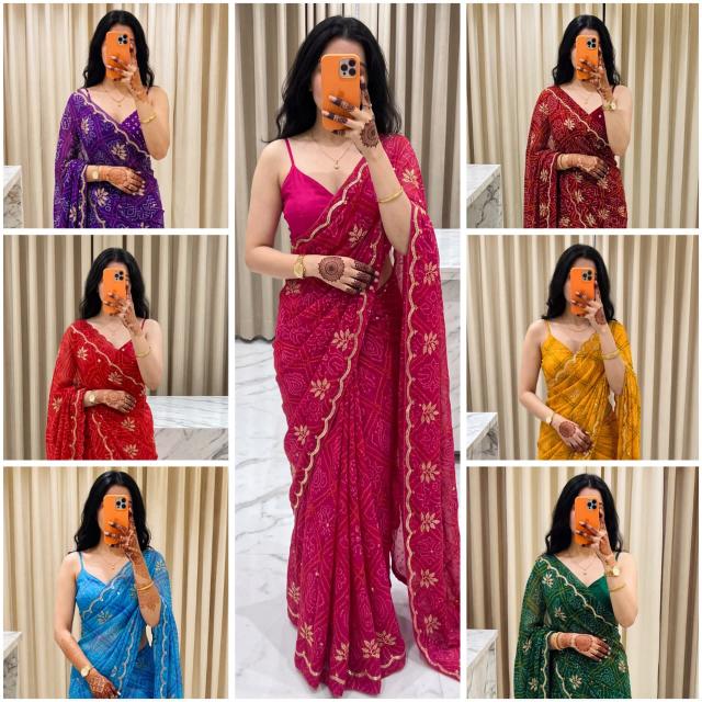 Dazira Georgette vol 89 catalog online wholesale saree dealers - Sanvari Fashion