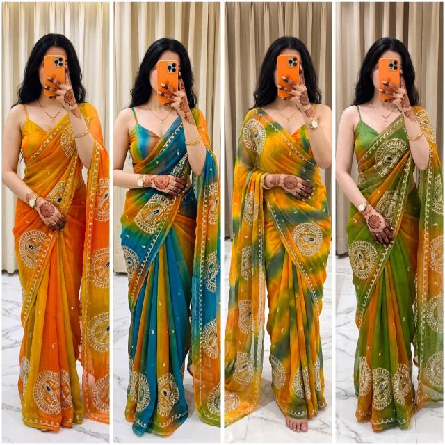 Dazira Georgette vol 90 catalog saree wholesale dealers contact number - Sanvari Fashion