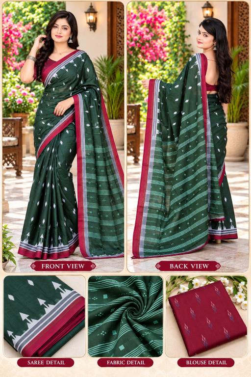 Dazira Mal Mal Cotton vol 13 catalog bengal cotton sarees wholesale in bangalore - Sanvari Fashion