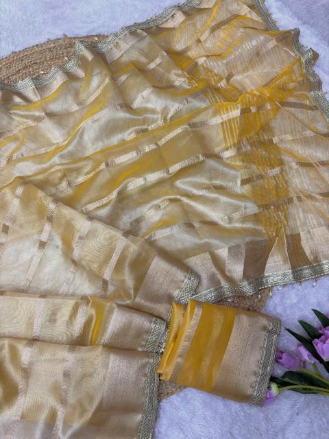 Dazira Organza Tissue Silk vol 7 catalog organza saree wholesale - Sanvari Fashion