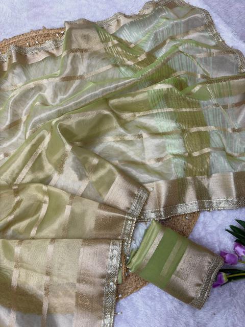Dazira Organza Tissue Silk vol 7 catalog organza saree wholesale - Sanvari Fashion