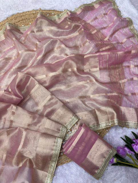 Dazira Organza Tissue Silk vol 7 catalog organza saree wholesale - Sanvari Fashion