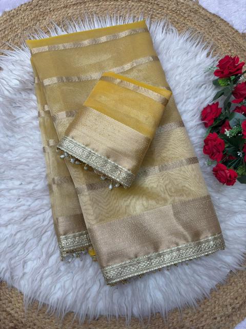 Dazira Organza Tissue Silk vol 7 catalog organza saree wholesale - Sanvari Fashion