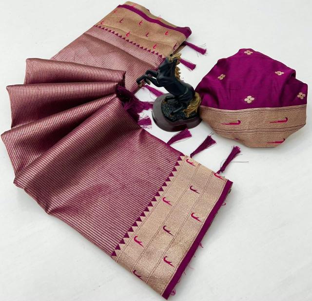 Dazira Tissue Paithani vol 3 catalog pure silk saree wholesale market - Sanvari Fashion
