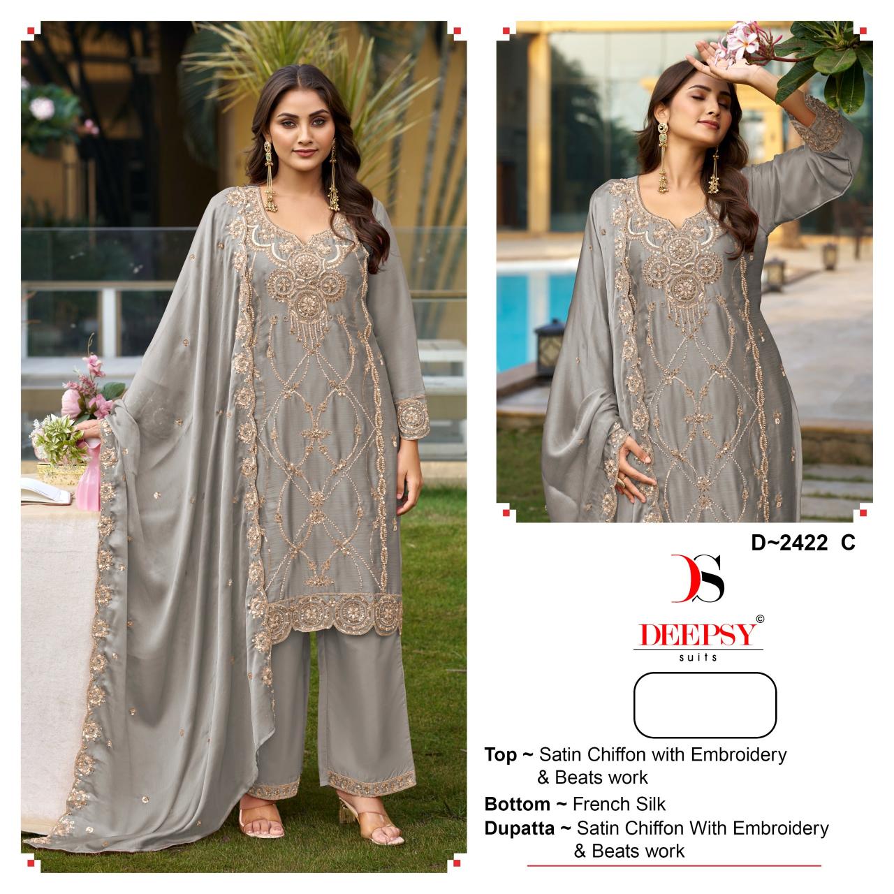 Deepsy 2422 catalog wholesale market pakistani suit - Sanvari Fashion
