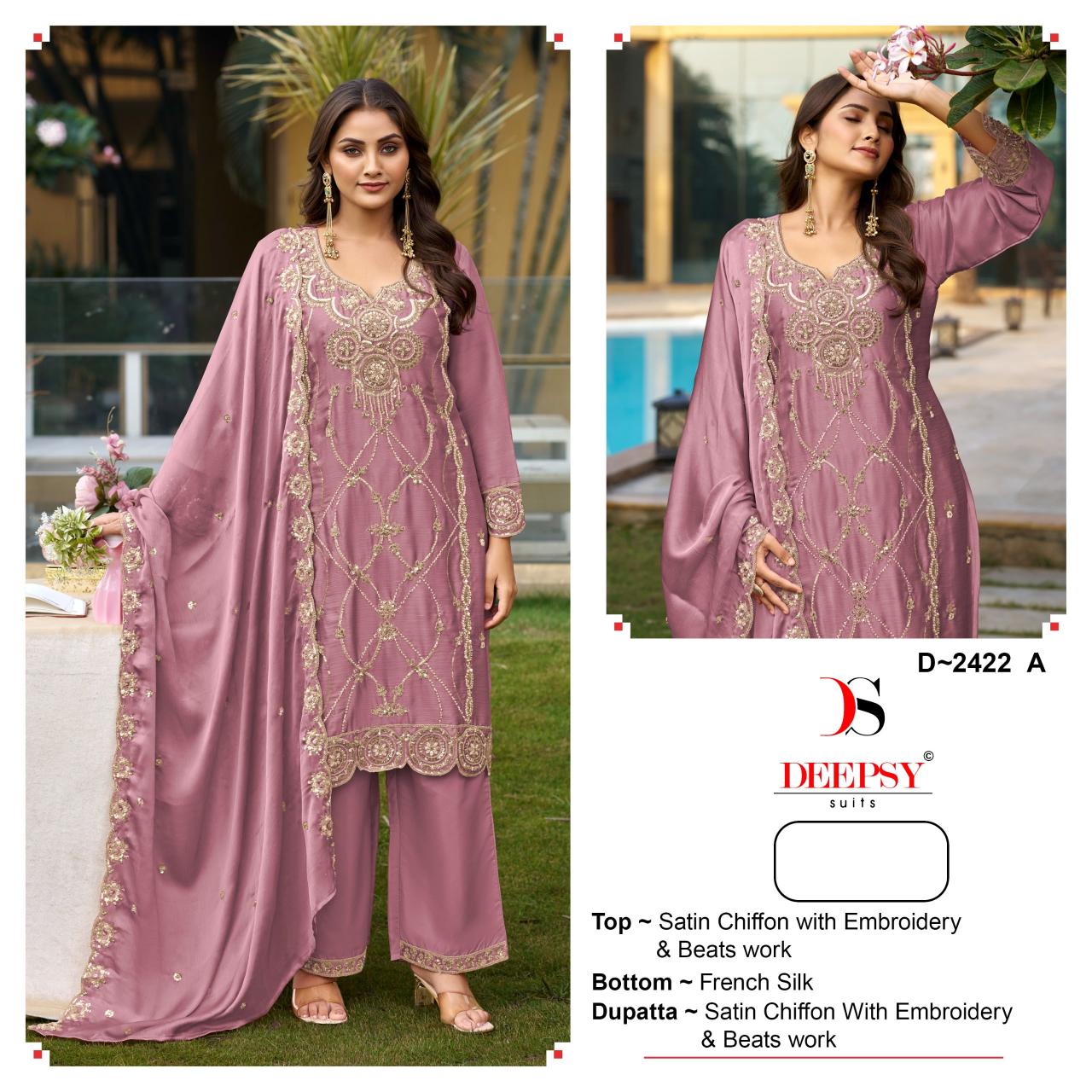 Deepsy 2422 catalog wholesale market pakistani suit - Sanvari Fashion