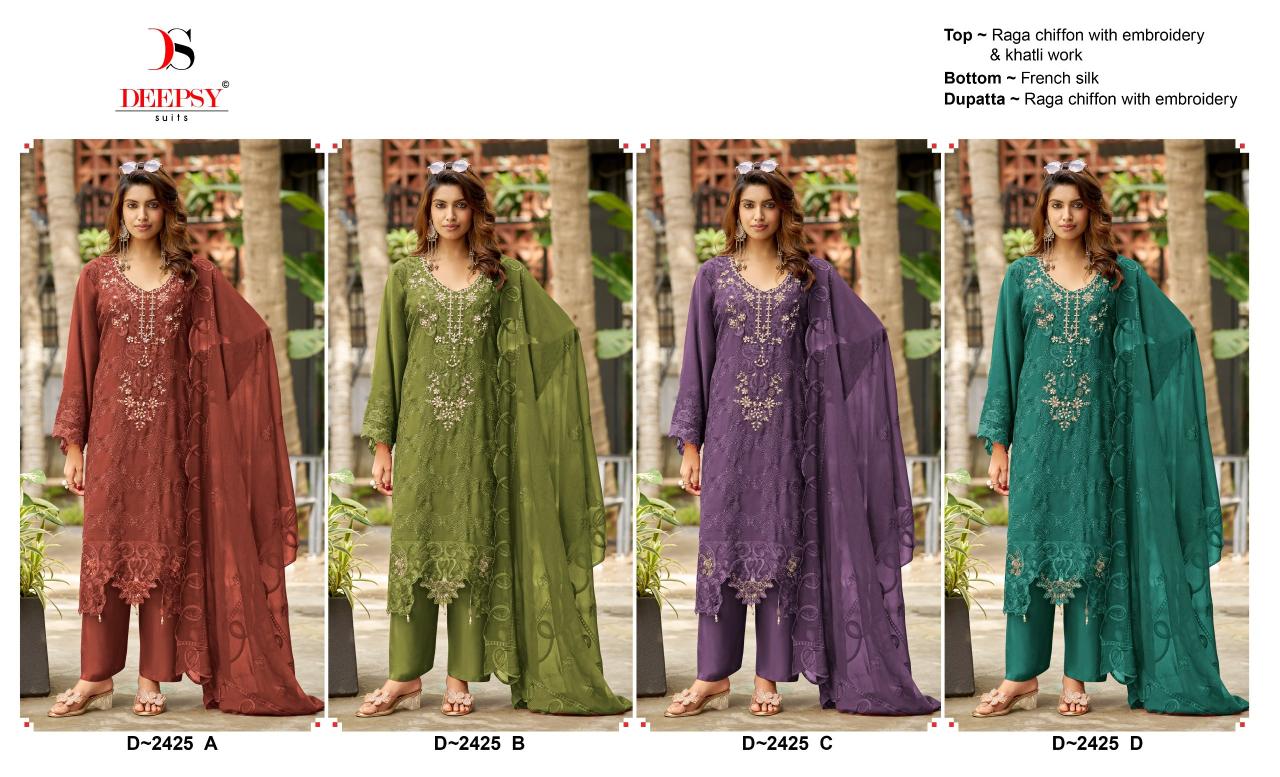 Deepsy 2425 catalog pakistani suits importer wholesaler delhi - Sanvari Fashion