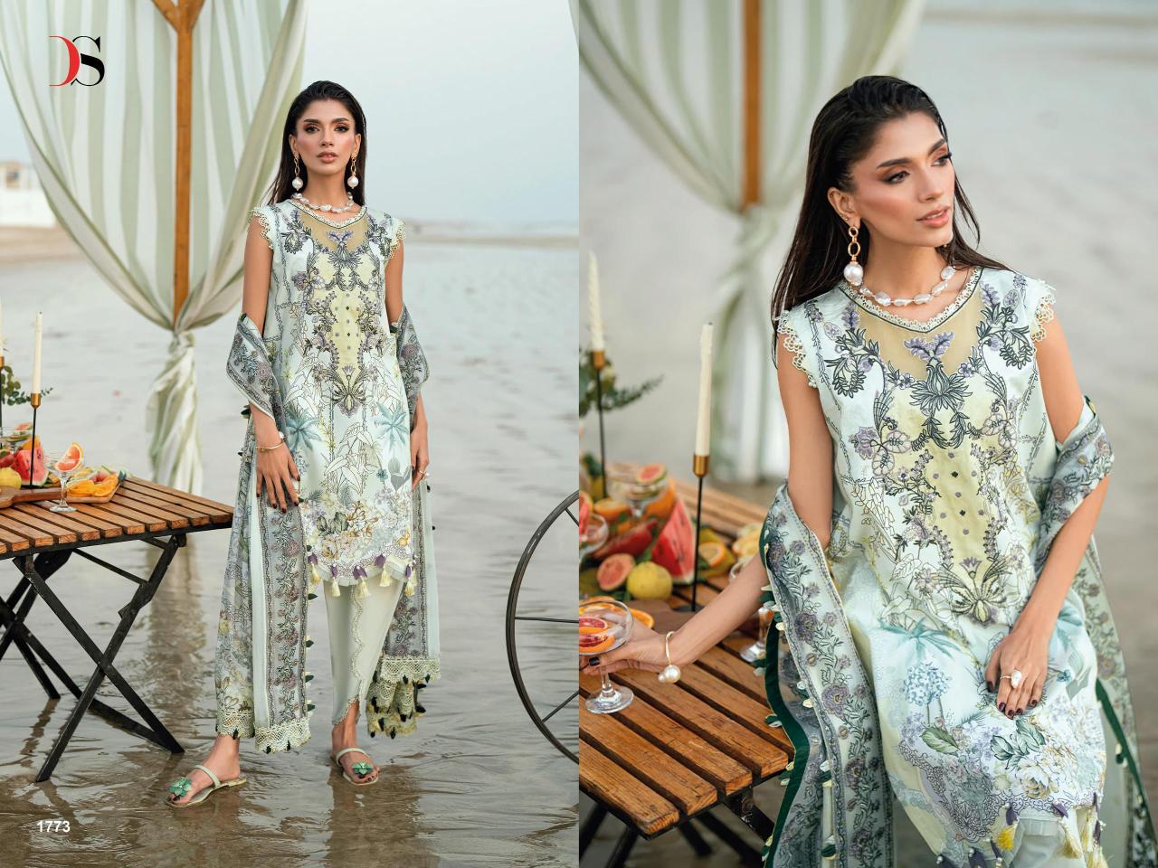 Deepsy Jade Needle Wonder 25 Vol 5 Cotton Dupatta catalog pakistani suits wholesale market in delhi - Sanvari Fashion
