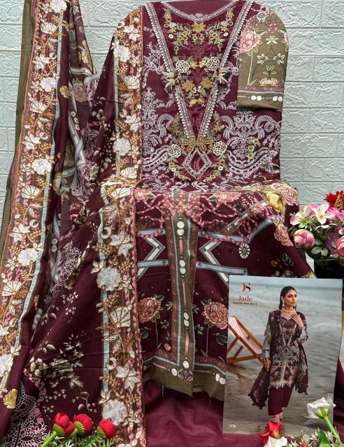 Deepsy Jade Needle Wonder 25 Vol 5 Cotton Dupatta catalog pakistani suits wholesale market in delhi - Sanvari Fashion