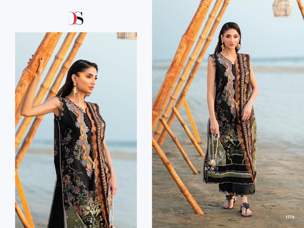 Deepsy Jade Needle Wonder 25 Vol 5 Cotton Dupatta catalog pakistani suits wholesale market in delhi - Sanvari Fashion