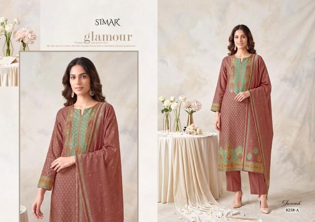 Glossy Simar Gulzarish catalog wholesale market of salwar kameez in kolkata - Sanvari Fashion
