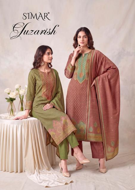 Glossy Simar Gulzarish catalog wholesale market of salwar kameez in kolkata - Sanvari Fashion