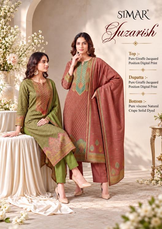 Glossy Simar Gulzarish catalog wholesale market of salwar kameez in kolkata - Sanvari Fashion