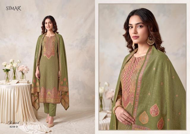 Glossy Simar Gulzarish catalog wholesale market of salwar kameez in kolkata - Sanvari Fashion