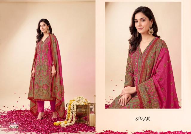 Glossy Simar Umika catalog wholesale market of salwar kameez in kolkata - Sanvari Fashion