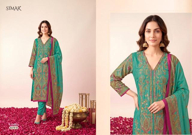 Glossy Simar Umika catalog wholesale market of salwar kameez in kolkata - Sanvari Fashion