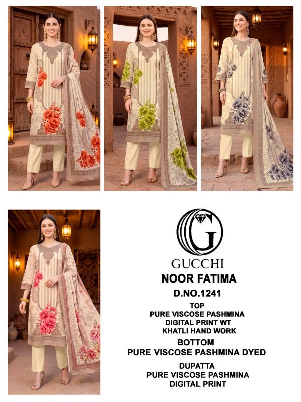 Gucchi Noor Fatima 1241 catalog wholesale salwar kameez online shopping india - Sanvari Fashion