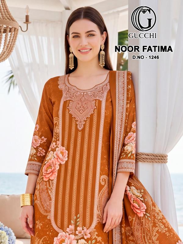 Gucchi Noor Fatima 1246 catalog buy wholesale salwar kameez online - Sanvari Fashion