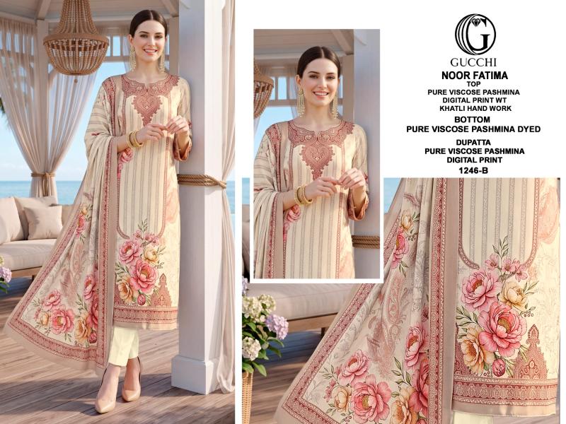 Gucchi Noor Fatima 1246 catalog buy wholesale salwar kameez online - Sanvari Fashion