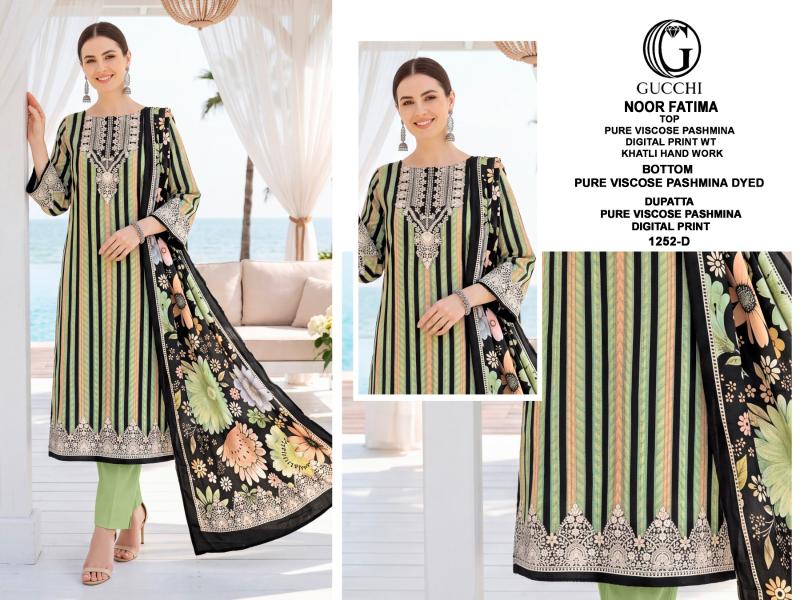 Gucchi Noor Fatima 1252 catalog wholesale salwar kameez mart - Sanvari Fashion