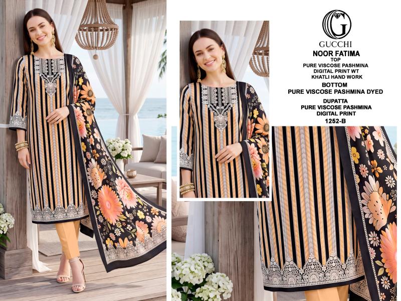 Gucchi Noor Fatima 1252 catalog wholesale salwar kameez mart - Sanvari Fashion
