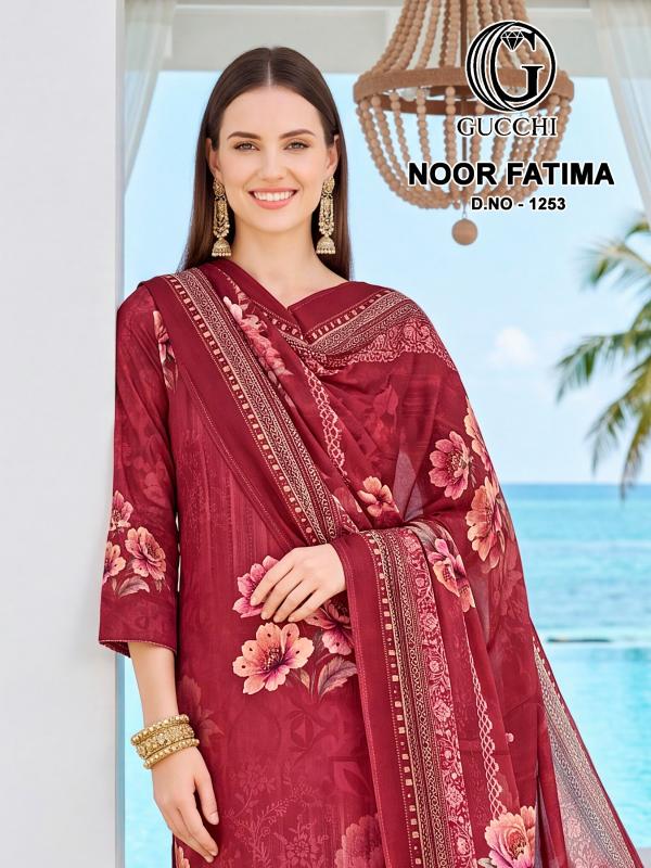 Gucchi Noor Fatima 1253 catalog buy salwar kameez online wholesale - Sanvari Fashion