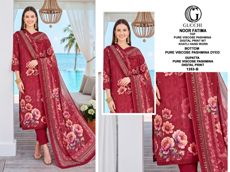 Gucchi Noor Fatima 1253 catalog buy salwar kameez online wholesale - Sanvari Fashion