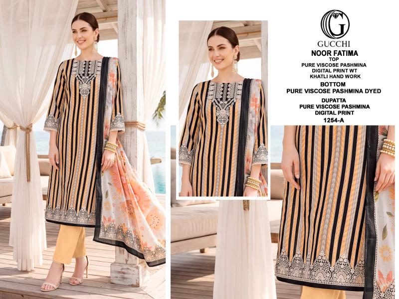 Gucchi Noor Fatima 1254 catalog wholesale salwar kameez online shopping in india - Sanvari Fashion