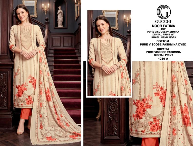 Gucchi Noor Fatima 1260 catalog wholesale salwar kameez online shopping - Sanvari Fashion