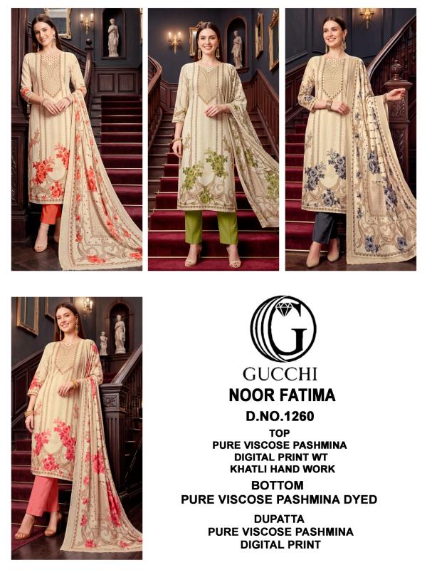 Gucchi Noor Fatima 1260 catalog wholesale salwar kameez online shopping - Sanvari Fashion
