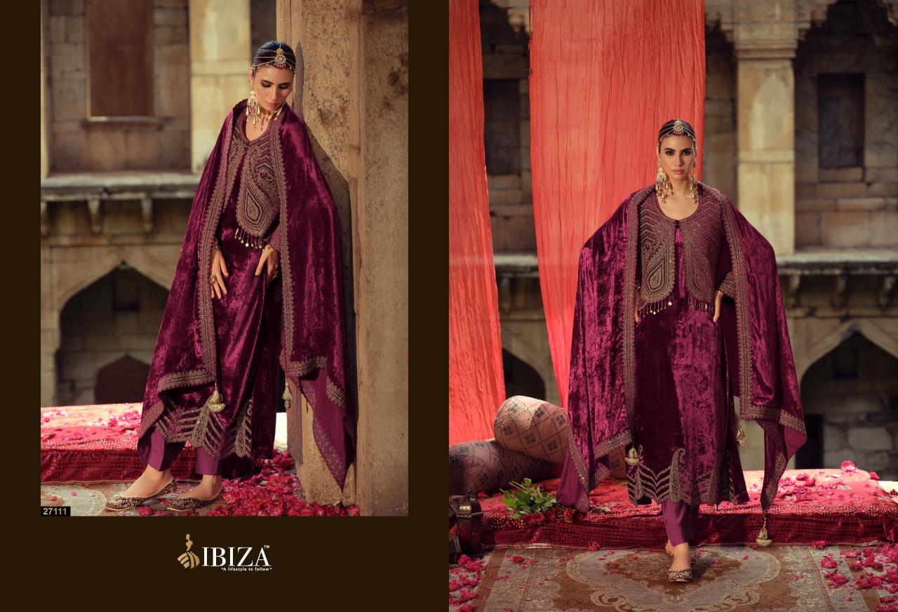 Ibiza Suneherii vol 2 catalog aari work salwar kameez wholesale - Sanvari Fashion