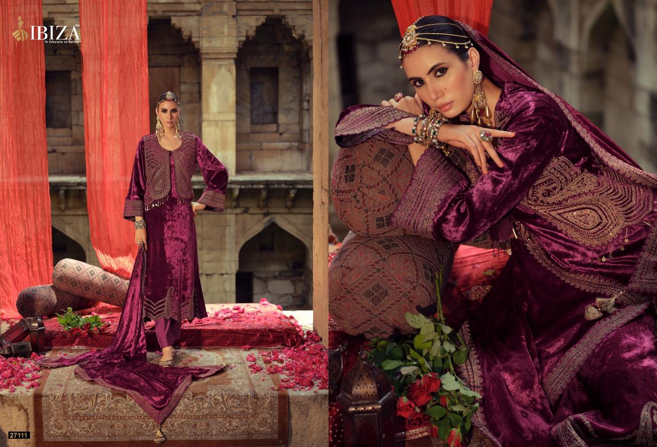 Ibiza Suneherii vol 2 catalog aari work salwar kameez wholesale - Sanvari Fashion