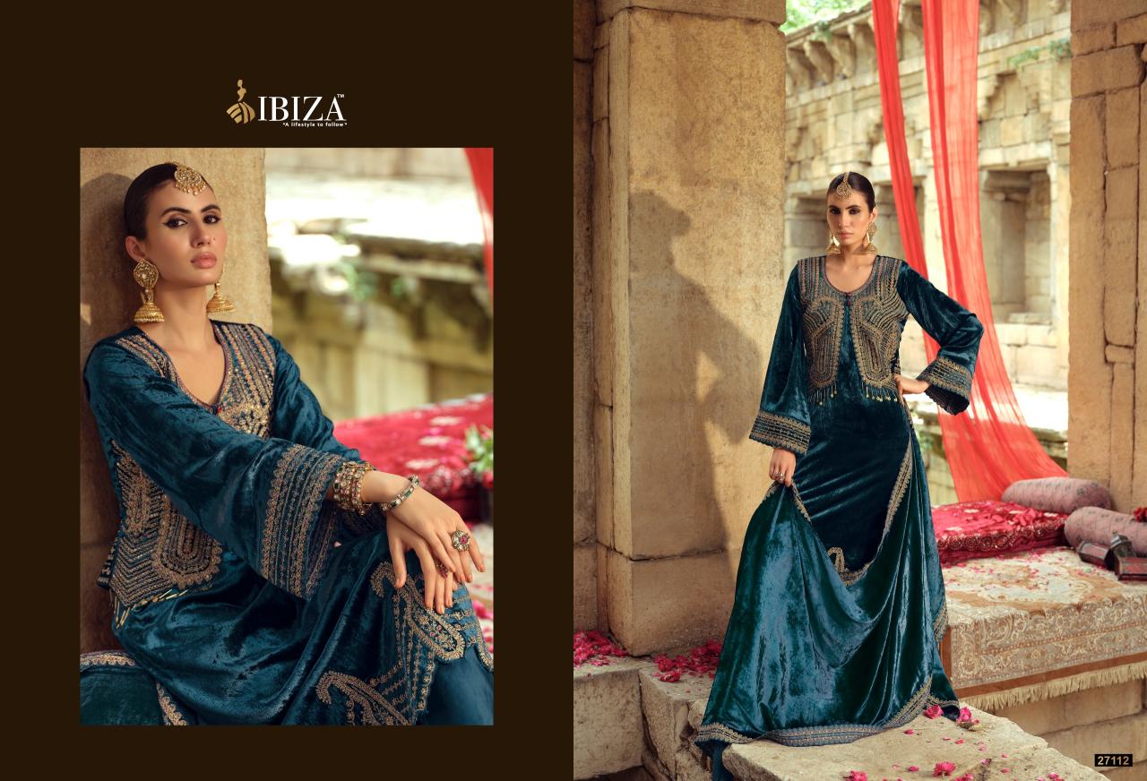 Ibiza Suneherii vol 2 catalog aari work salwar kameez wholesale - Sanvari Fashion