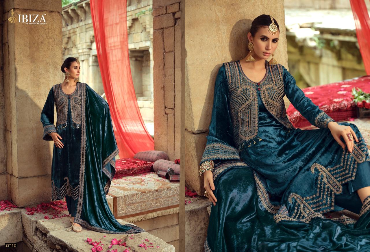 Ibiza Suneherii vol 2 catalog aari work salwar kameez wholesale - Sanvari Fashion