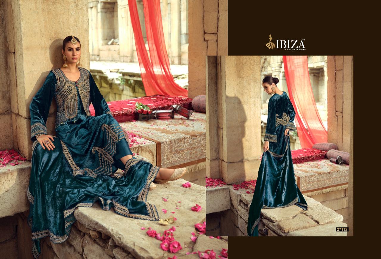 Ibiza Suneherii vol 2 catalog aari work salwar kameez wholesale - Sanvari Fashion