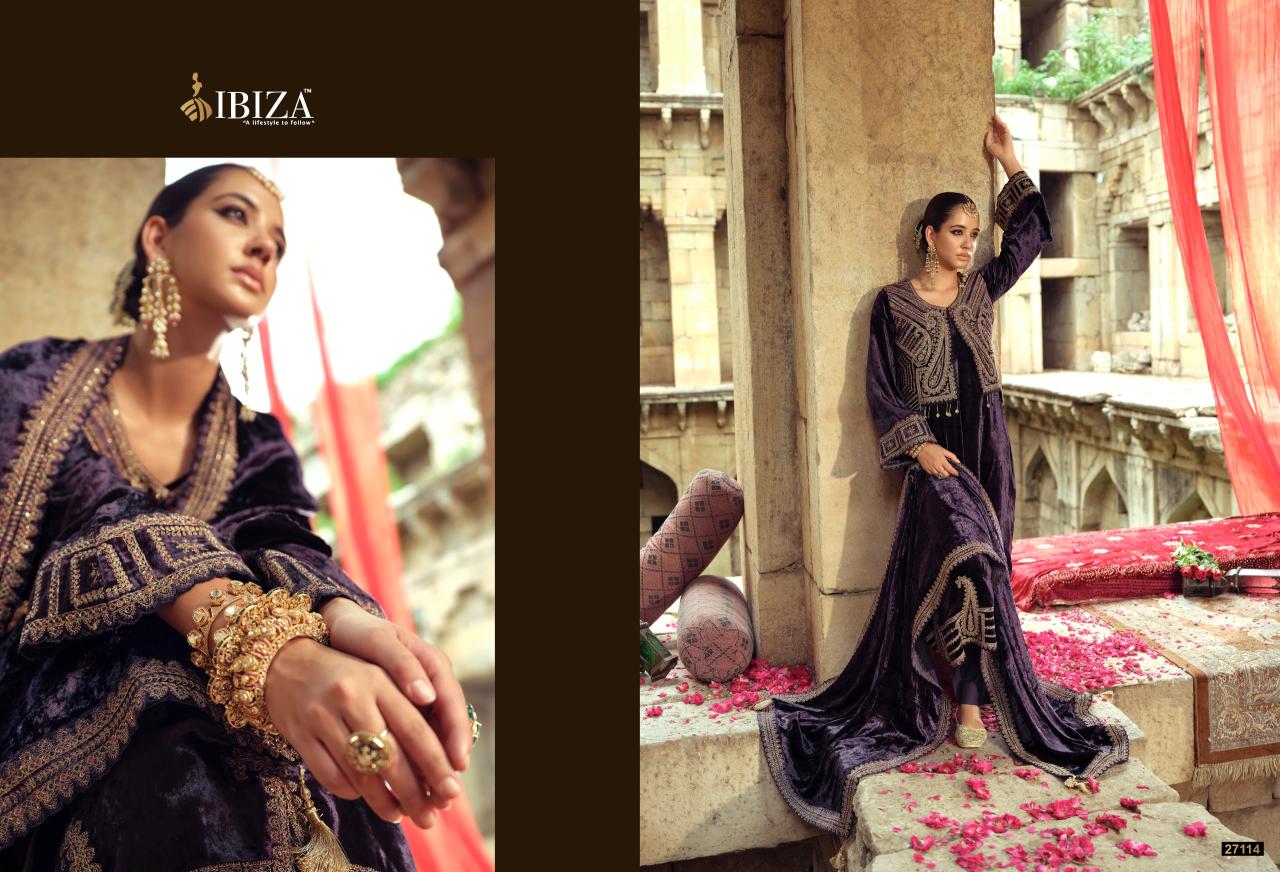 Ibiza Suneherii vol 2 catalog aari work salwar kameez wholesale - Sanvari Fashion