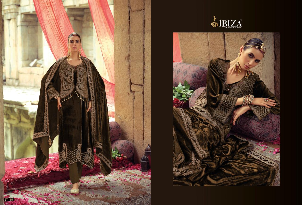 Ibiza Suneherii vol 2 catalog aari work salwar kameez wholesale - Sanvari Fashion